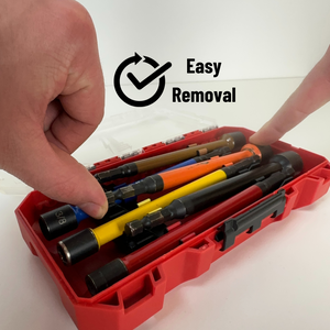 Wiha Nut Driver Holder V2 Compatible With Milwaukee Customizable Cases for Impact Driver Accessories