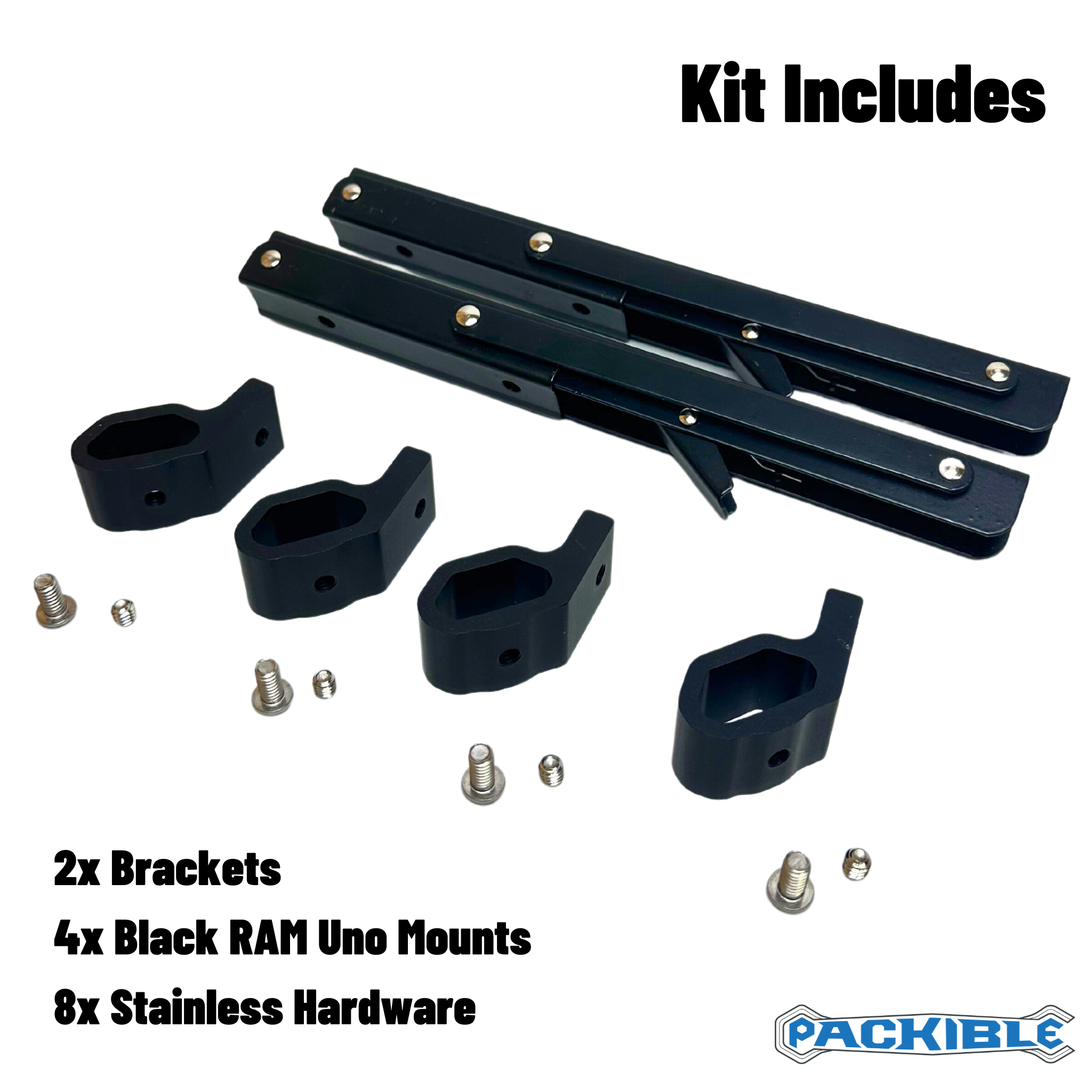 PACKIBLE HDPE Folding Side Table For Milwaukee Packout - 11.75x15.75 Inch Work Surface