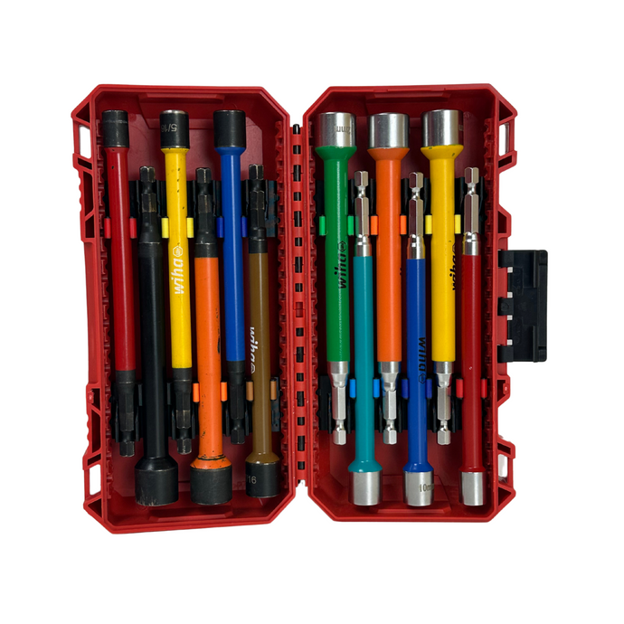 Wiha Nut Driver Holder V2 Compatible With Milwaukee Customizable Cases for Impact Driver Accessories