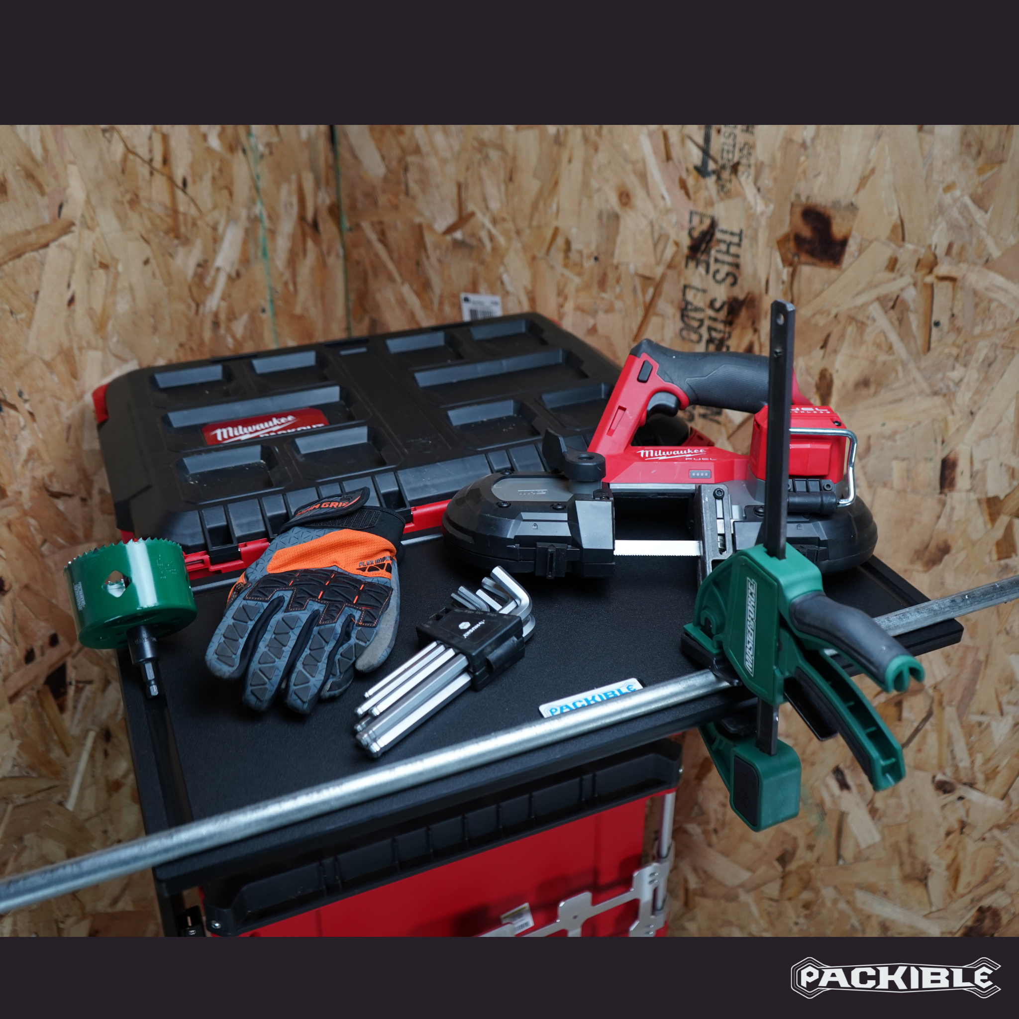 Milwaukee Packout Folding / Detachable Tool Tray Mount, Table Not Included., Dirtchurchindustries