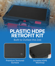 Plastic (HDPE) Retrofit Kit Compatible W/ (Milwaukee PACKOUT® Customizable Work Top 48-22-8488)