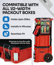 Load image into Gallery viewer, Joey Jr. 2.0 - Half Width Box Side Mounting Bracket Compatible with Milwaukee Packout ®