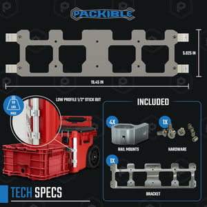 Joey - Packout Front/Back Mount Bracket Kit