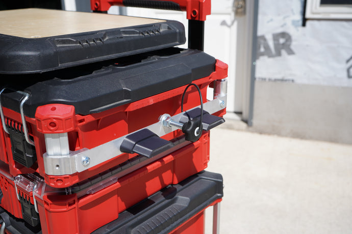 Stack D Capper, Side Mount Storage Solution compatible with Milwaukee Packout Worktop (#48-22-8488)