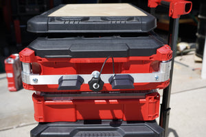 Stack D Capper, Side Mount Storage Solution compatible with Milwaukee Packout Worktop (#48-22-8488)