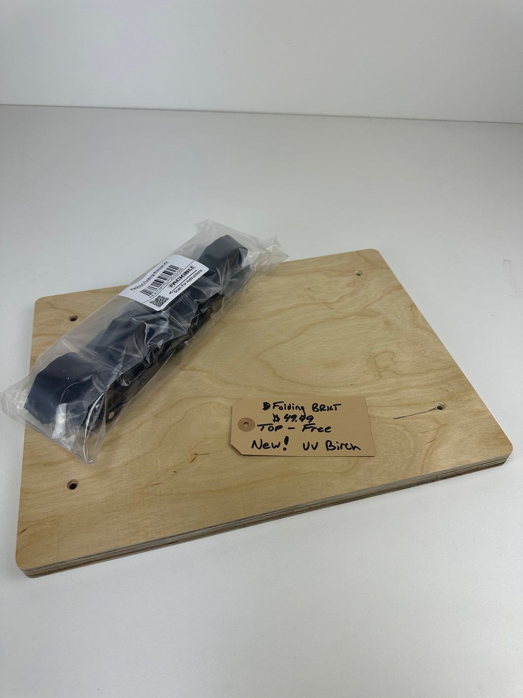 New!-UV Birch Folding Side Table - Outlet
