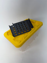 Load image into Gallery viewer, 6.5 Quart HDX Bin Dividers (6.5-Qt Tough Storage Tote in Black with Yellow Lid)