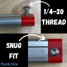 Load image into Gallery viewer, Rail Caps - 2-3 Drawer Packout Rails