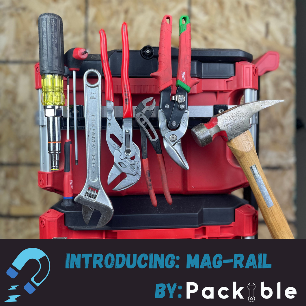 Mag Rails China Mag-Rail Mini - Packout Mount Magnet Rail – Packible Tool